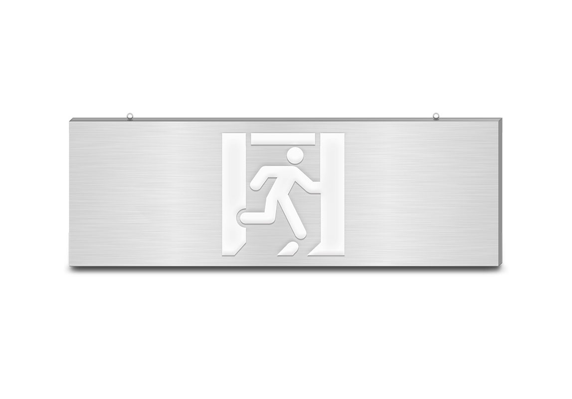 600大型款-双面疏散出口消防应急标志灯 | ZS-BLJC-2LR0E Ⅲ 3W-J854 | 吊挂