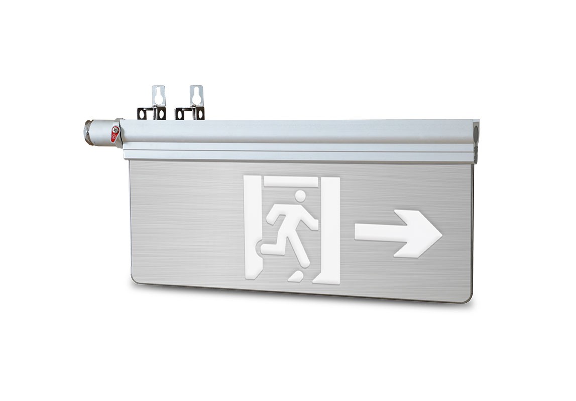 本安型防爆-单向消防应急标志灯 |  ZS-BLJC-2LROEⅡ0.5W-J870-22  |  壁挂/吊挂