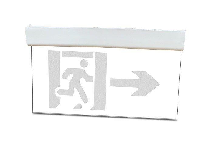 消防应急疏散标志灯具单向（水晶吊牌） | ZS-BZ-ACJ(E1 II)-01S