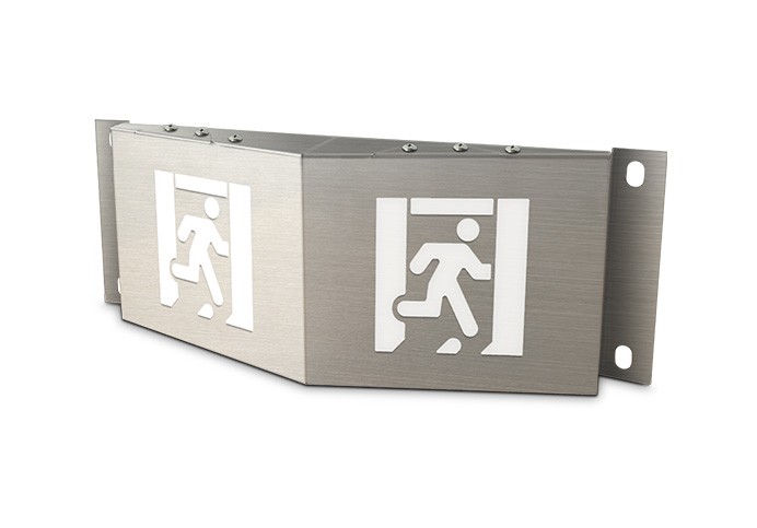 消防应急疏散标志灯具（B型）三角灯—疏散  ZS-BZ-BCJ(E1 I)-D01SJ